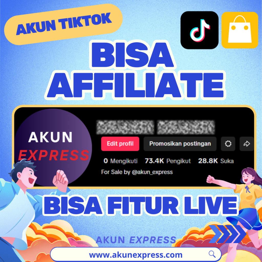 AKUN TIKTOK SIAP PAKAI | BISA AFFILIATE & LIVE | AKUN TIKTOK LIVE | AKUN TIKTOK AFFILIATE