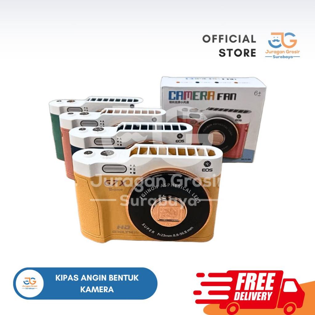 (JGS) CAMERA FAN KIPAS ANGIN BENTUK KAMERA PORTABLE MINI FAN YC038