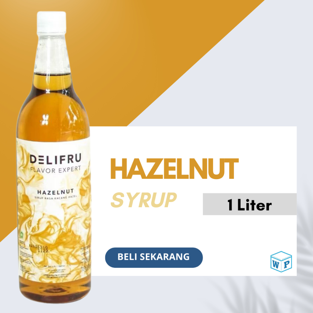 

Delifru Syrup Hazelnut 1 Liter - Sirup Kacang Hazelnut Premium