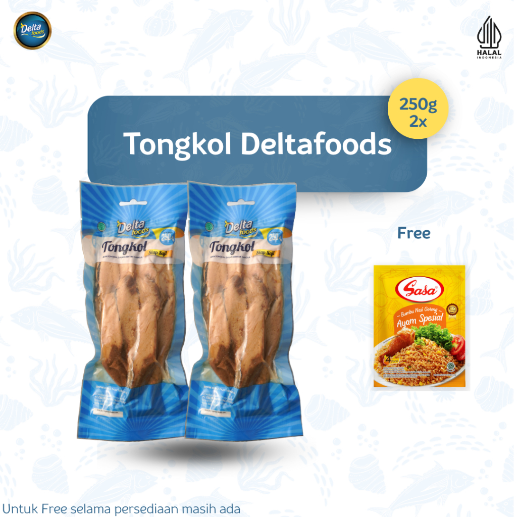 

DeltaFoods - Ikan Tongkol Siap Saji 250gram Bundling 2 free Bumbu Nasi Goreng (sasa)