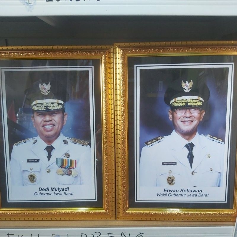 Termurah Bingkai Foto Gubernur dan Wakil Gubernur Jawa Barat