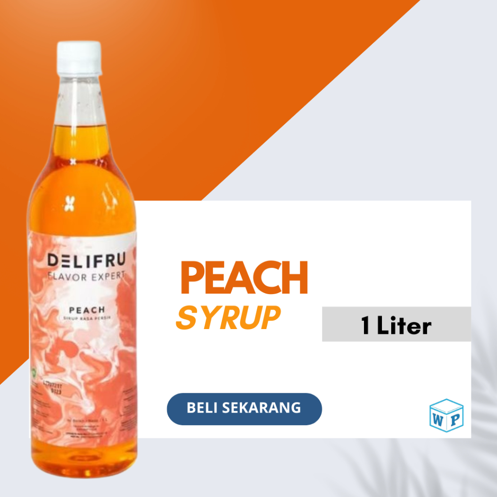 

Delifru Syrup Peach 1 Liter - Sirup Persik Premium