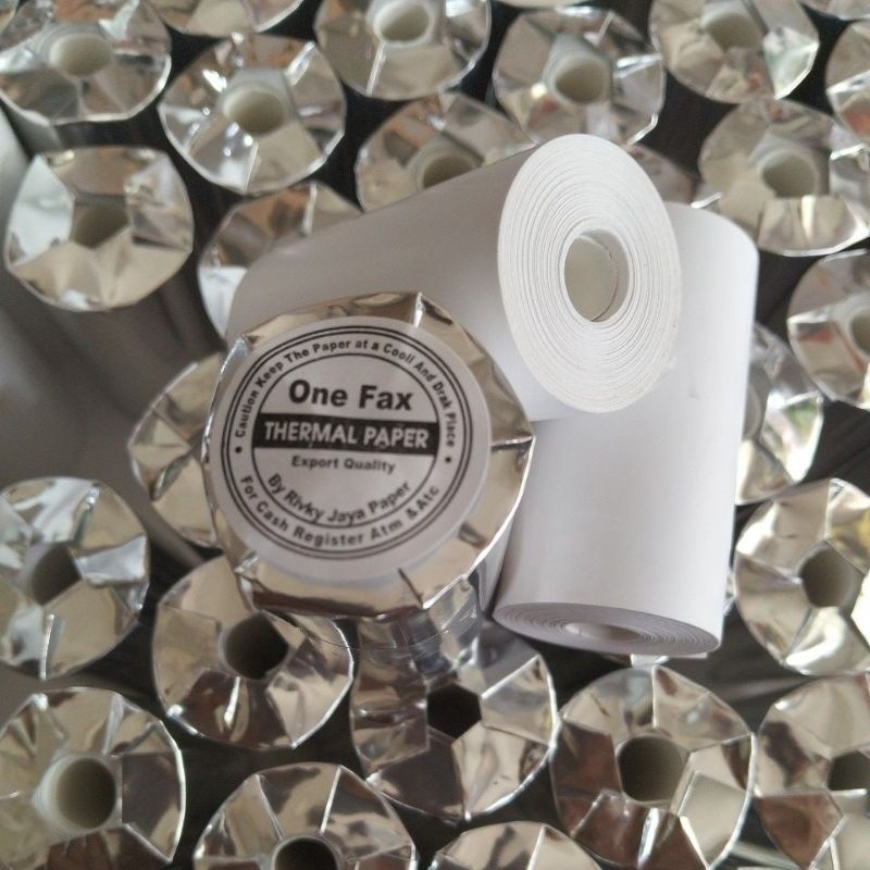 

Kertas Thermal Roll 57x30/58x30mm Kertas Struk Printer Mini bluetooth