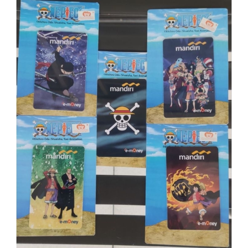 E-Money Mandiri E-Toll Card Edisi One Piece