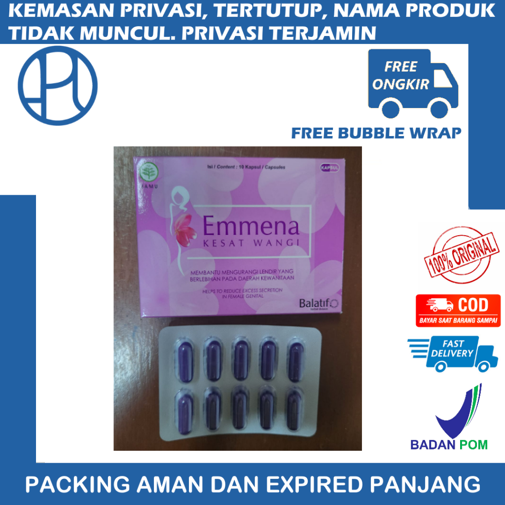 EMMENA KESAT WANGI BOX 10 KAPSUL PRIVASI