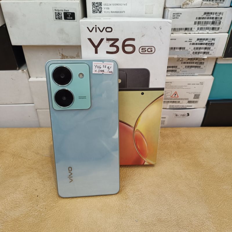 Vivo Y36 5G RAM 8/256GB Fullset - Hp Second Murah Berkualitas dan Bergaransi