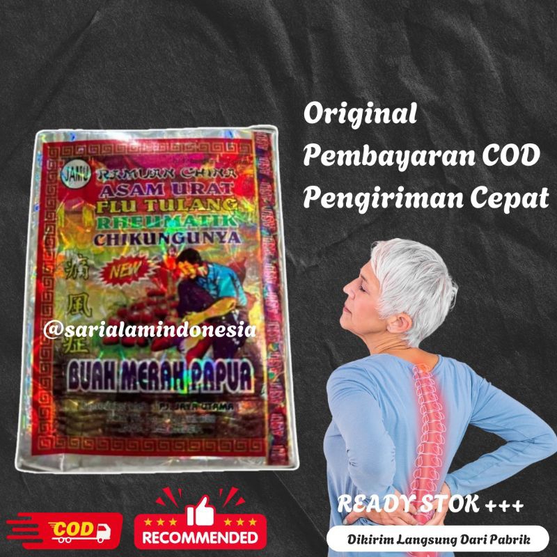 

buah merah papua serbuk asam urat
