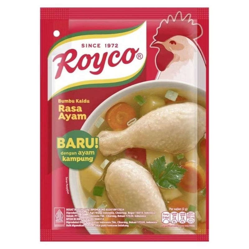 

Royco Rasa Ayam 220g – Penyedap Kaldu Ayam Praktis dan Lezat