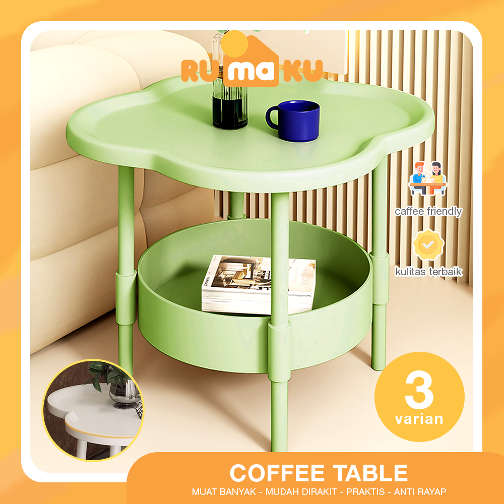 Rumaku Meja Kopi Meja Minimalis Modern Meja Kamar Nakas Meja Sudut Plastik