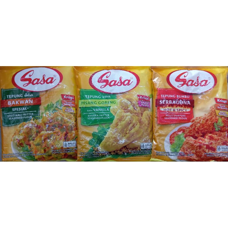 

Tepung Bumbu Sasa 210 Gr (Serbaguna/Pisang/Bakwan) Serbaguna