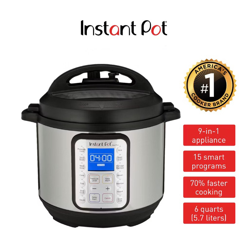 INSTANT POT Duo Plus 9 in 1 smart pressure cooker multicooker