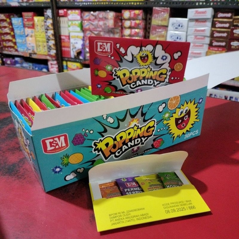 

permen popping candy aneka rasa harga per 1 box