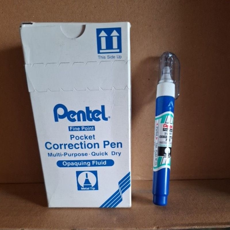 

tip ex pentel pen / pocket correction pen fine point