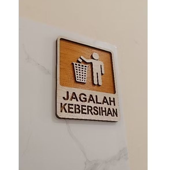

Jagalah Kebersihan, papan bicara papan pemberitahuan