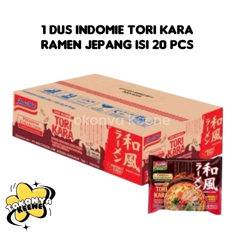 

[ TERMURAH ] 1 DUS INDOMIE TORI KARA RAMEN JEPANG ISI 20PCS