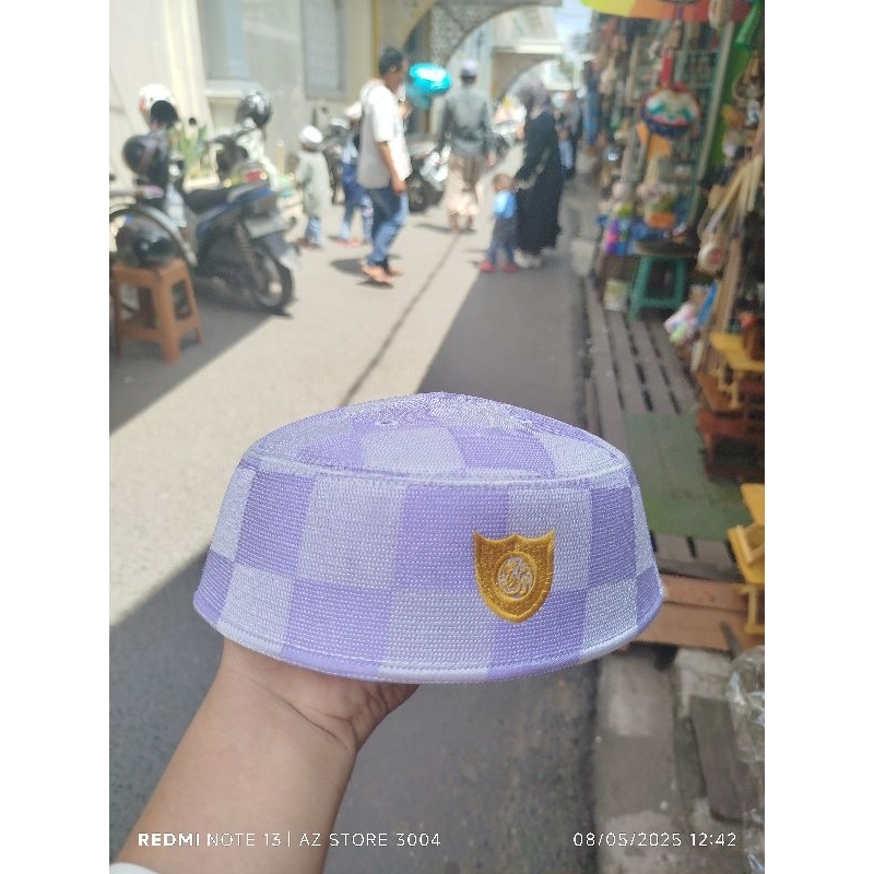 kopiah malaysia A5 motif catur termurahh