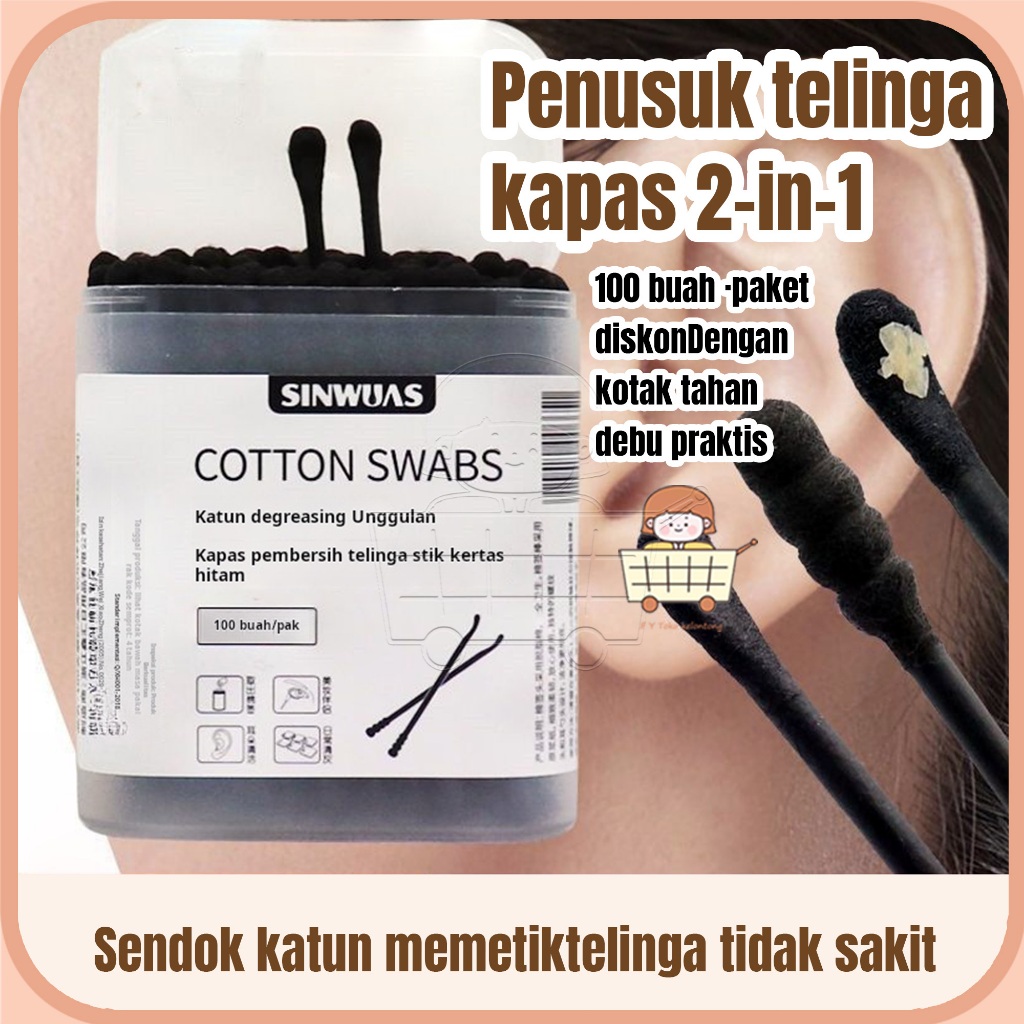 Sendok Telinga Kapas Penghilang Telinga Artefak Penghilang Kotoran Telinga Sendok Telinga Alat Khusu