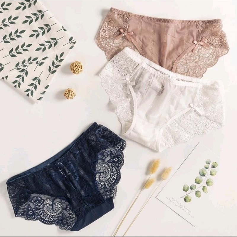 StyleUnderwear - CD Transparan Wanita Sexy - Celana Dalam Renda (CD-048)