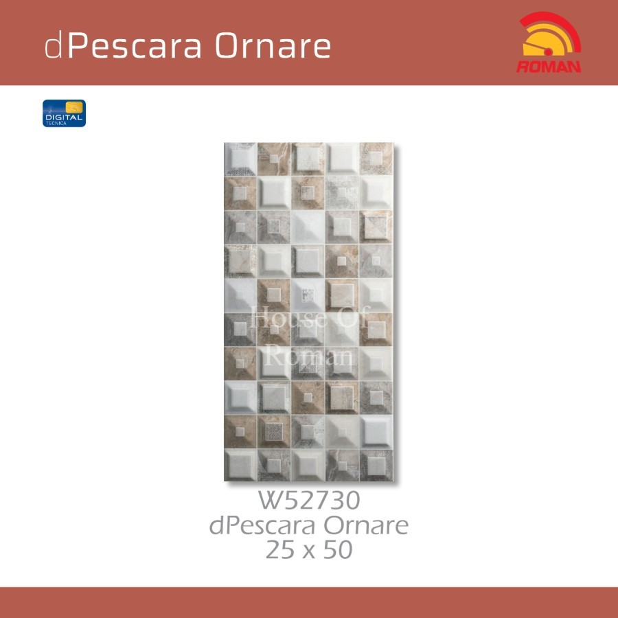 ROMAN KERAMIK dPescara Ornare 25X50 W52730 ROMAN KERAMIK