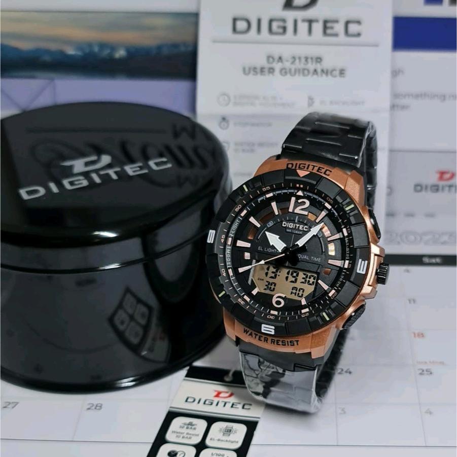 Jam Tangan Pria DIGITEC DA-2131R Analog Digital DG2131