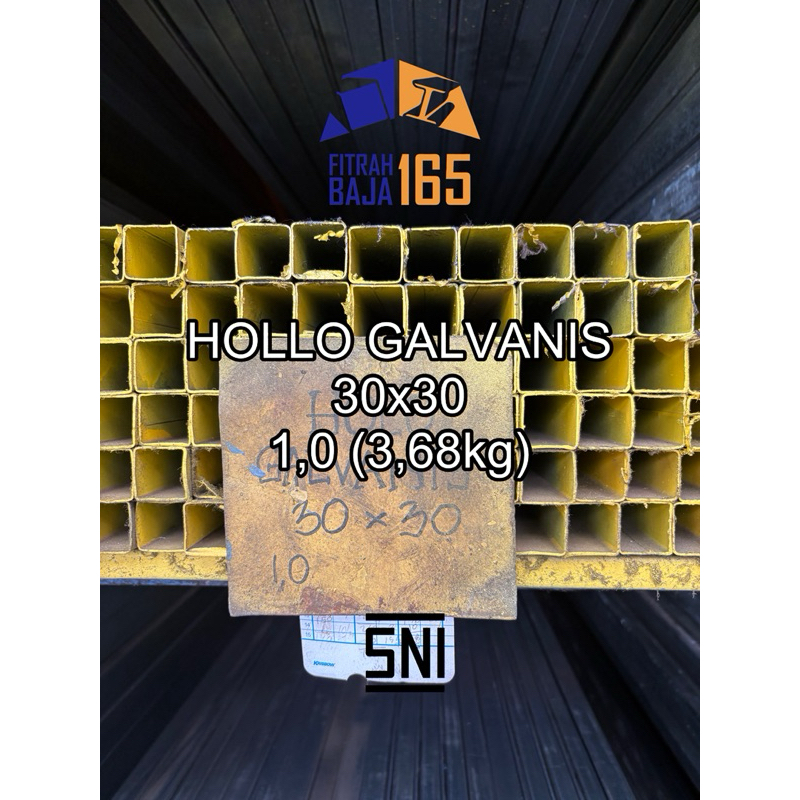 Besi Holo / Hollow Galvanis 30x30