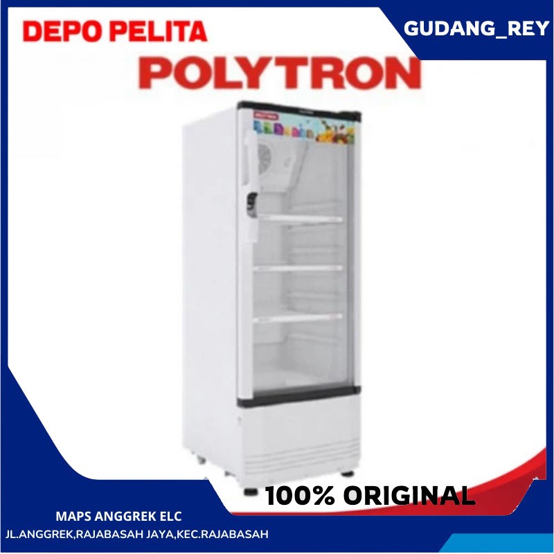 POLYTRON Showcase SCN 141 Garansi Resmi