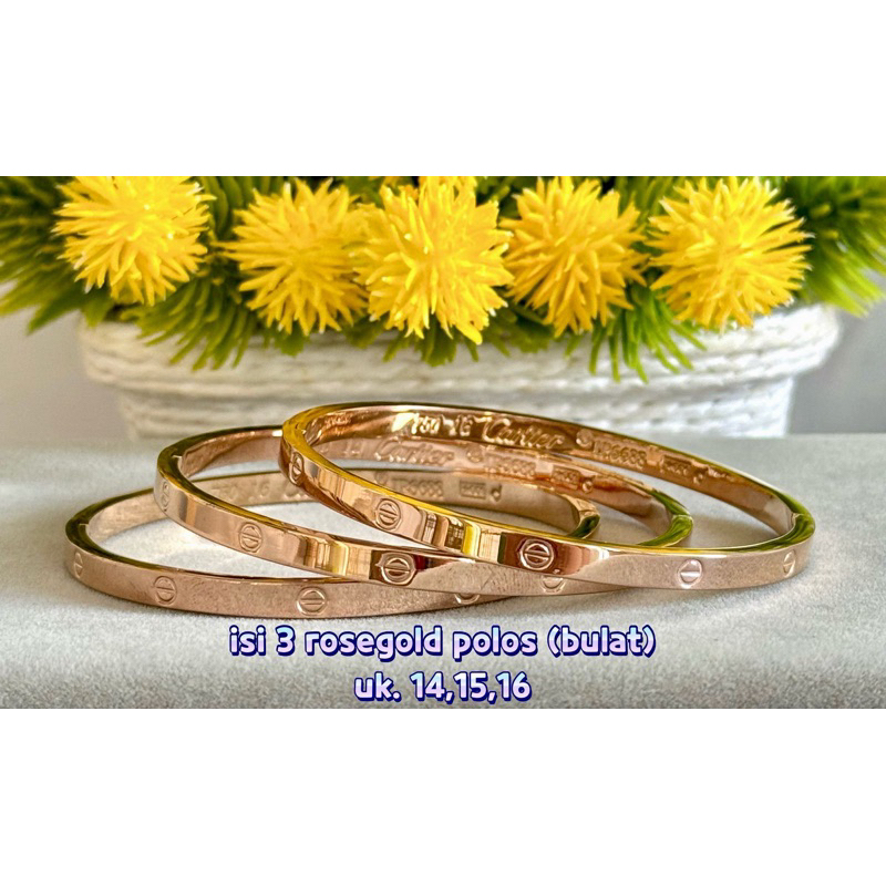 Gelang Titanium Cartier