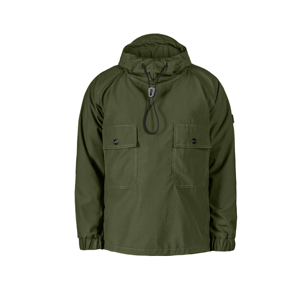 Prung Delnik Smoke Jacket Outdoor Jaket Warna Hijau Army