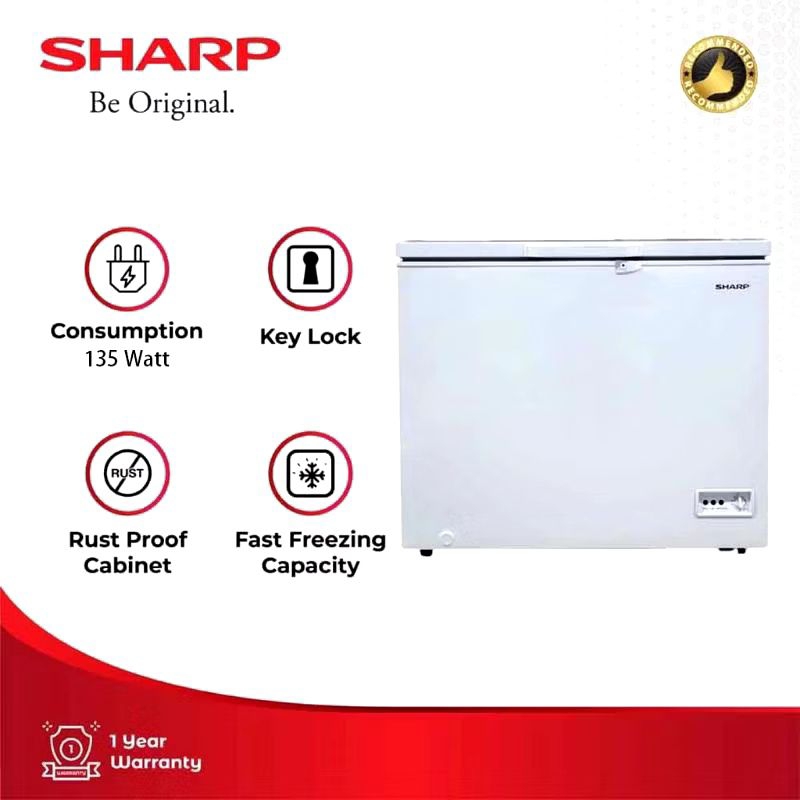 Chest Freezer Box SHARP 300 Liter FRV-310X/ 310