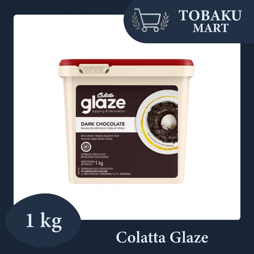 

COLATTA GLAZE 1KG ALL VARIANT – GLAZE WARNA-WARNI SIAP PAKAI UNTUK KUE, DONAT, ROTI, DAN PASTRY