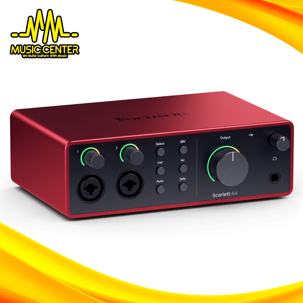 Soundcard Focusrite Scarlett 4i4 4th Generation