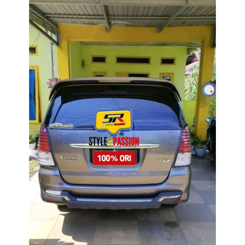 Ornament Pengaman Belakang Mobil Innova 2012 2015 - Bumper Toyota Innova Tipe V 2015