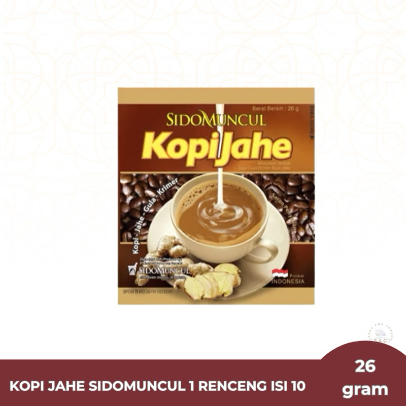 

Sido Muncul Kopi Jahe ( 10 Sachet / Renceng )