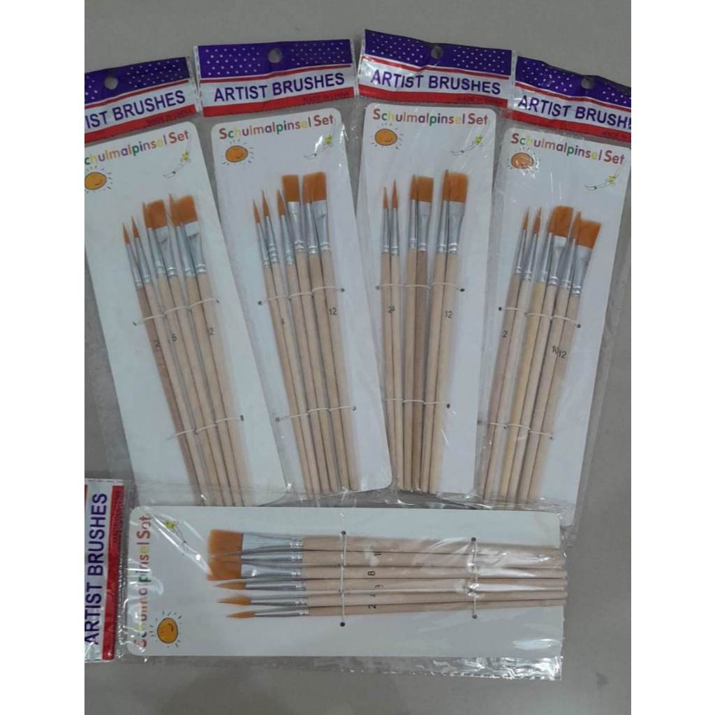 

Kuas Lukis Set Akrilik/Kuas lukis Anak Sekolah