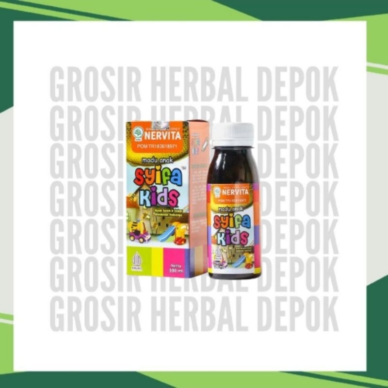 

madu anak syifa kids NERVITA 100ml madu untuk menjaga kesehatan anak madu syifakids warna orange