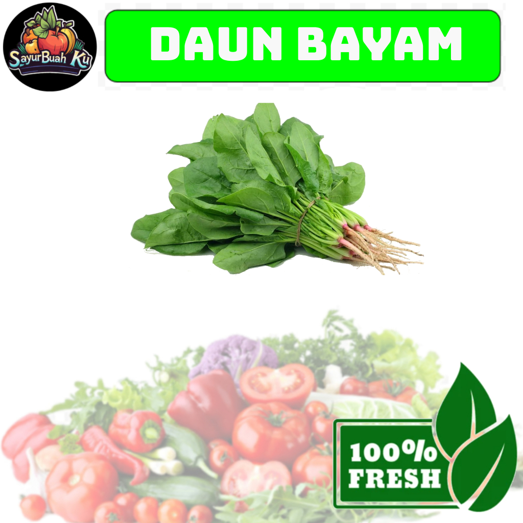 

Daun Bayam Hijau Sayur Segar 1 Ikat, SayurBuah Ku - Lampung