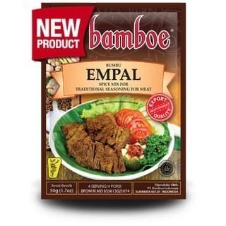 

Bamboe Bumbu Empal 50gr – Praktis Masak Empal, Rasa Autentik!