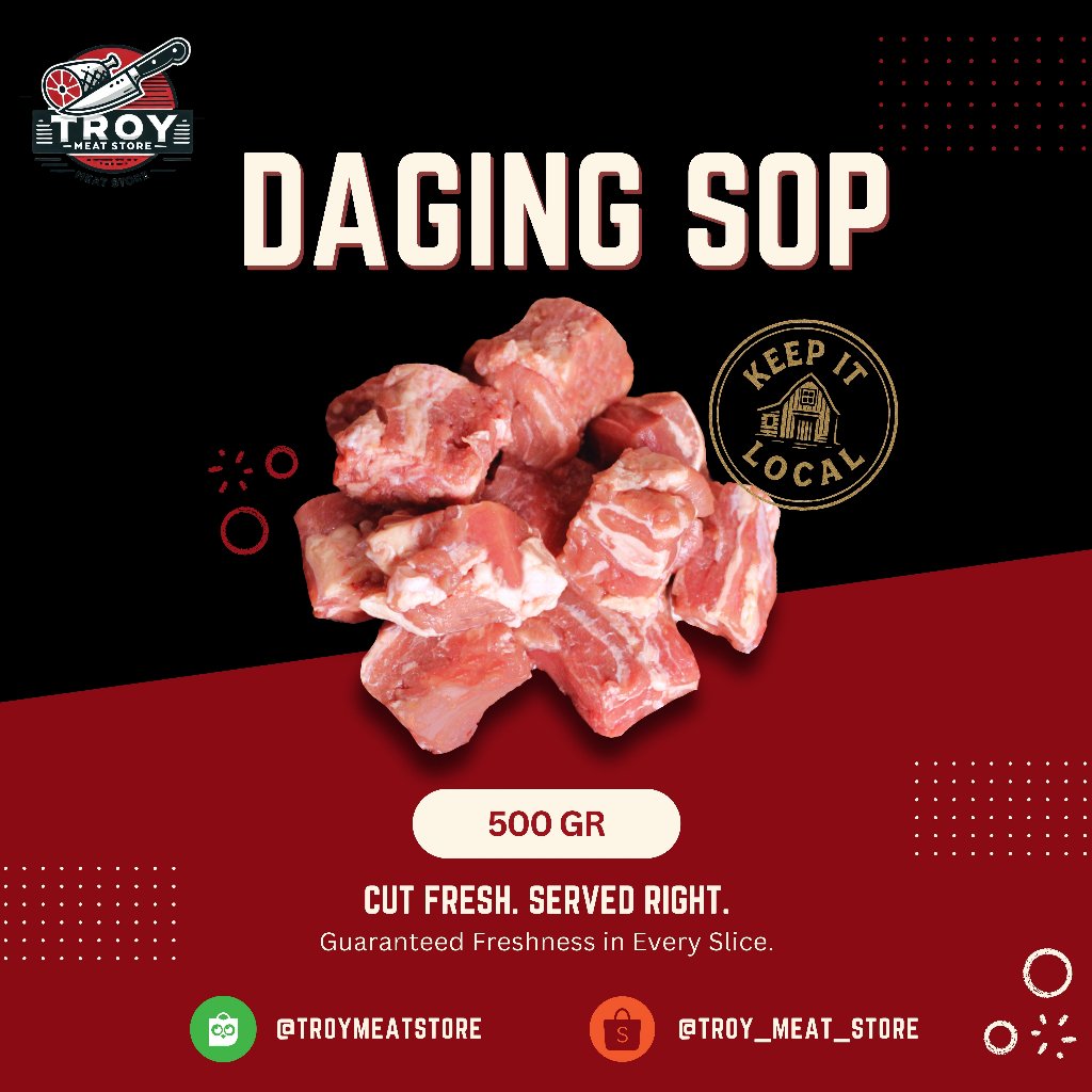 

Daging Potongan Sop Rawon 500 Gram