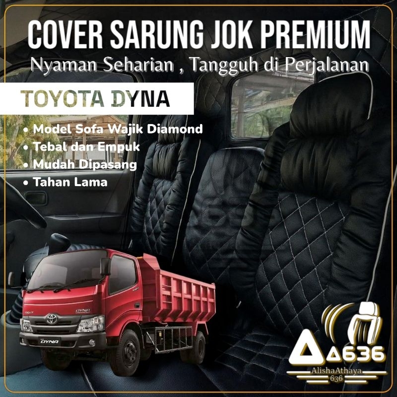 Sarung Jok Mobil Truck Toyota Dyna Dan Hino Dutro Model Full Sofa Gratis Sarung Stir