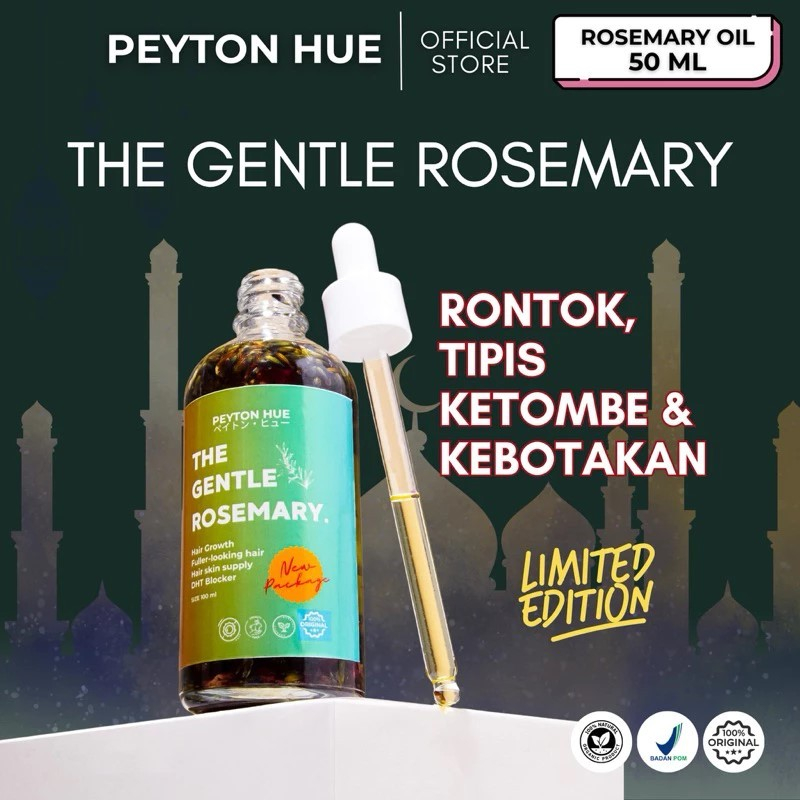 PROMO!! THE GENTLE ROSEMARY OIL PEYTON HUE / Peyton Hue Hair Oil Rosemary
