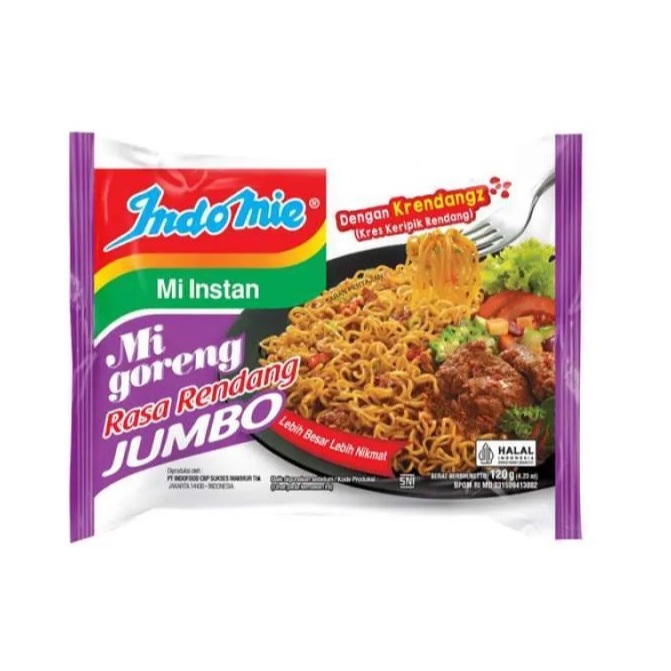 

INDOMIE GORENG RENDANG JUMBO - MIE INSTAN