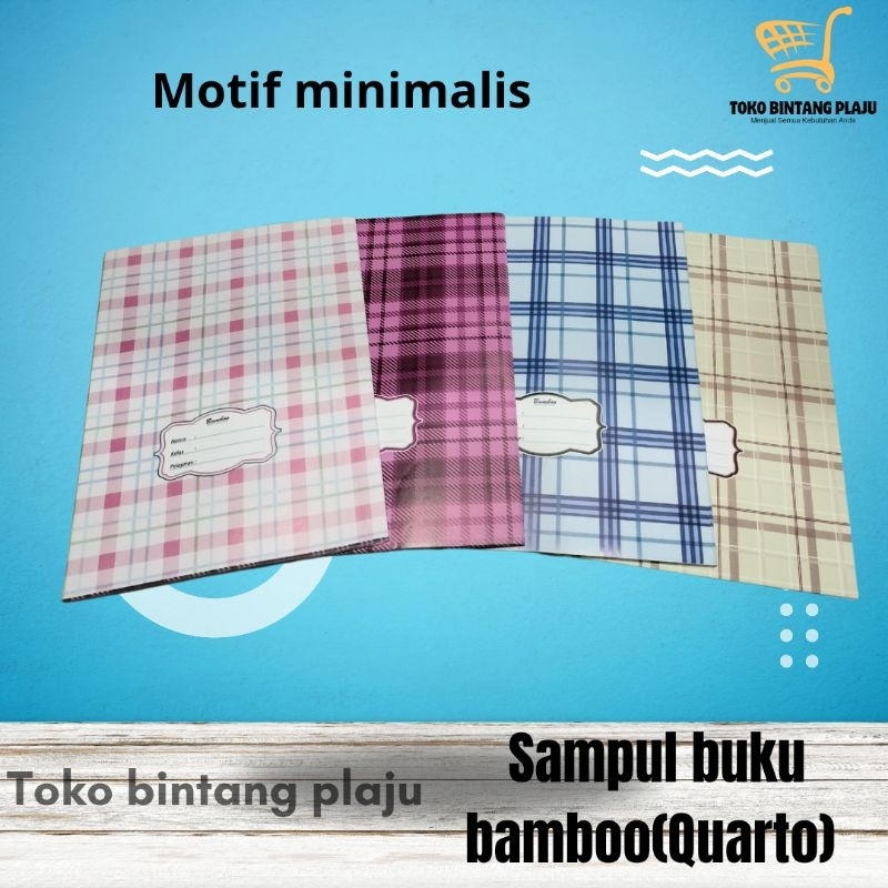 

BAMBOO SAMPUL BUKU TULIS QUARTO MINIMALIS 1PAK 20LEMBAR