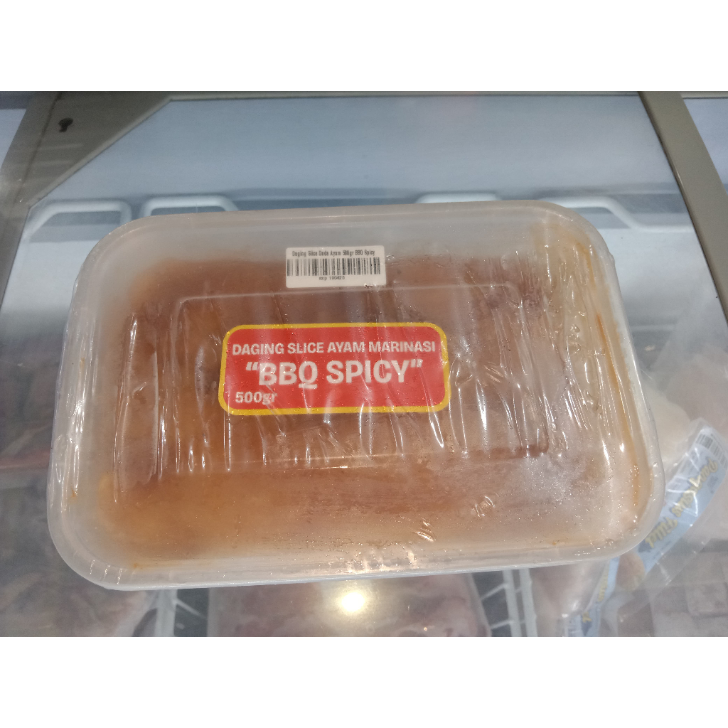 

DAGING SLICE AYAM MARINASI BBQ SPICY 500GR
