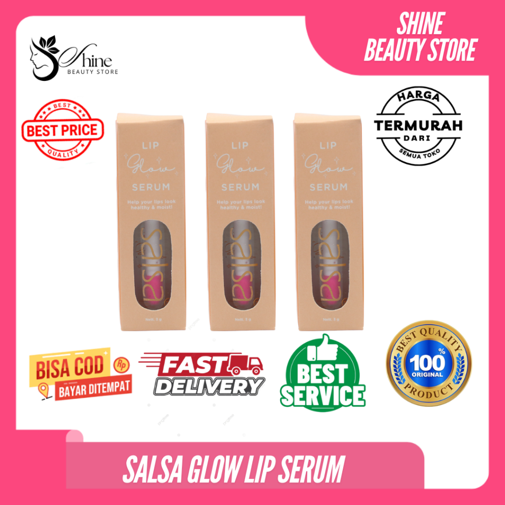 SALSA Lip Glow Serum - Pelembab Bibir | Serum Bibir | Perawatan Bibir | Perawatan Bibir | Serum Bibi