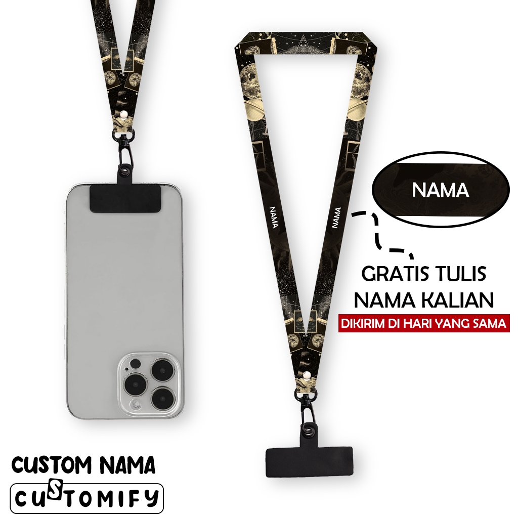 

Lanyard Custom Nama Tali Gantungan Nametag 1,5 cm Printing 2 Sisi Design 59 - Customify