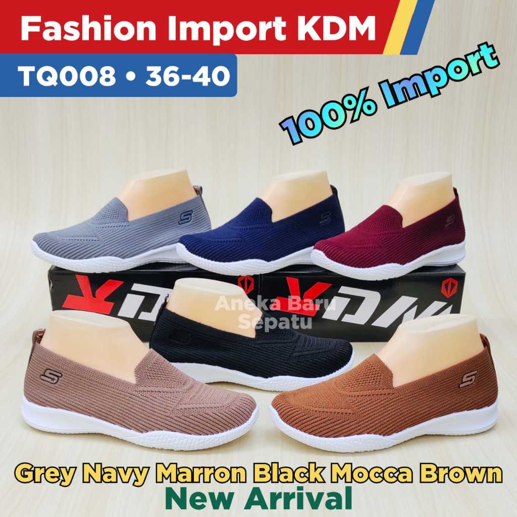 Sepatu rajut Model slip-on KDM