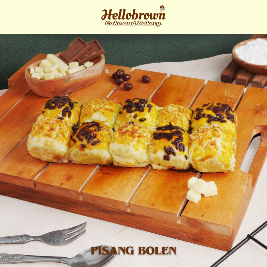 

Hellobrown Pisang Bolen Coklat Keju | Pastry