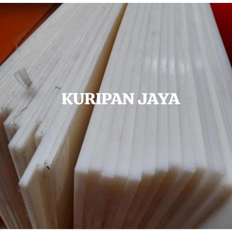 Nylon Sheet HDFE Putih Lembaran Ukuran 100cm x 200cm / Nylon Lembaran PE