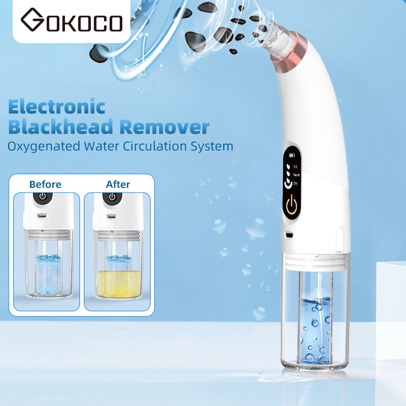 GOKOCO Electric Blackhead Remover Alat Pembersih Dan Kecantikan Wajah Alat Pembersih Pori-pori Alat 