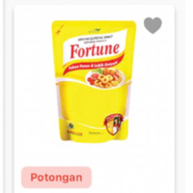 

Minyak Goreng Fortune 2Liter